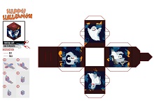 ocuklar iin hazr baby model maketi ablonu, paper craft model baby